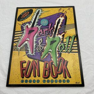 Vtg‎ 1980 The Rock n Roll Fun Book by Bruce Pollock Scholastic Books Eagles Cars